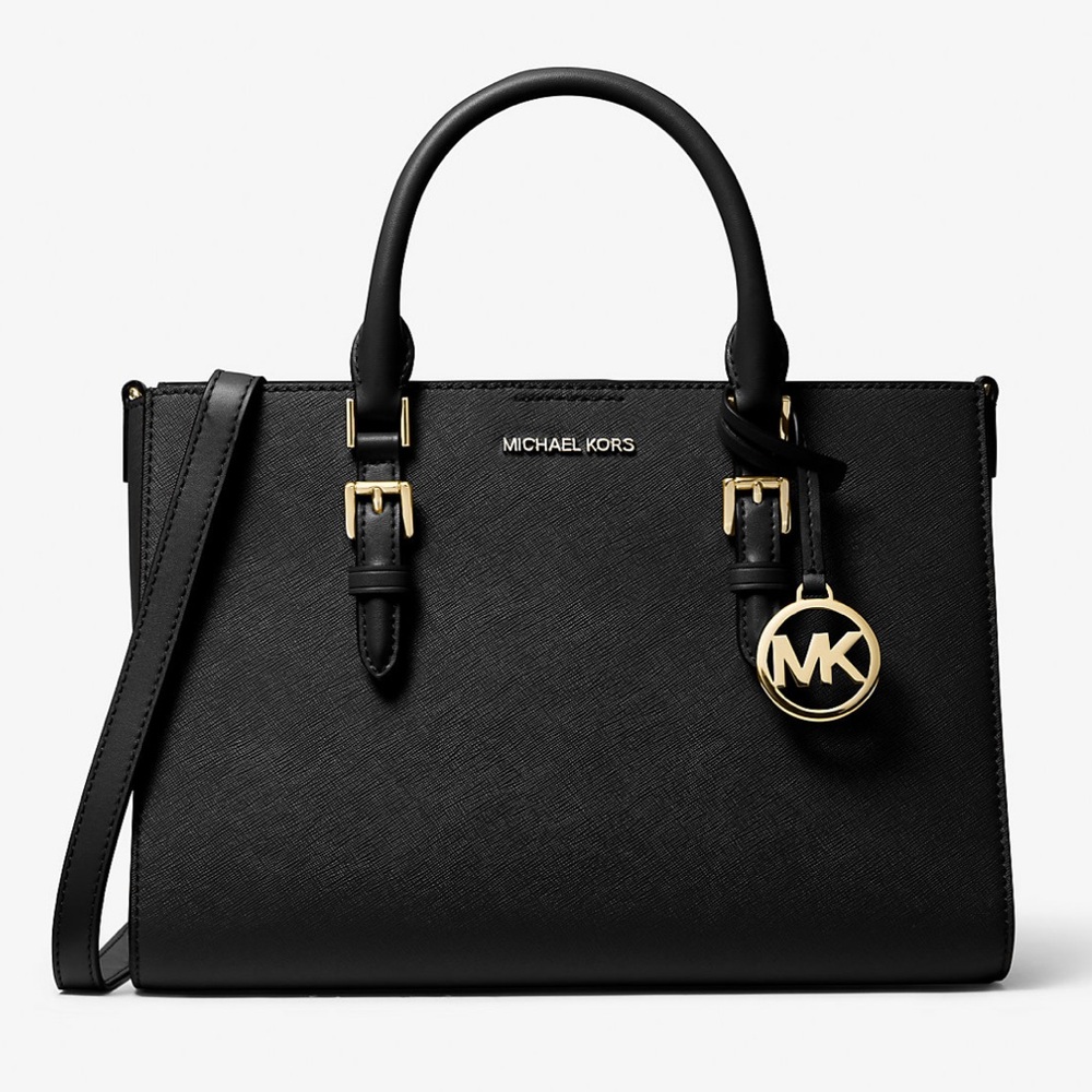 NWT Charlotte Medium Saffiano Leather 2-in-1 Tote Bag